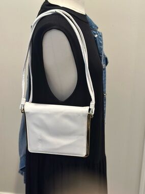 White Shoulder Bag - Vintage Markay Women's Frame Purse